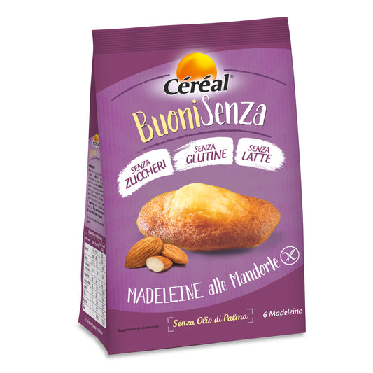 CEREAL Buoni Senza Madeleine Mandorle 6x30g