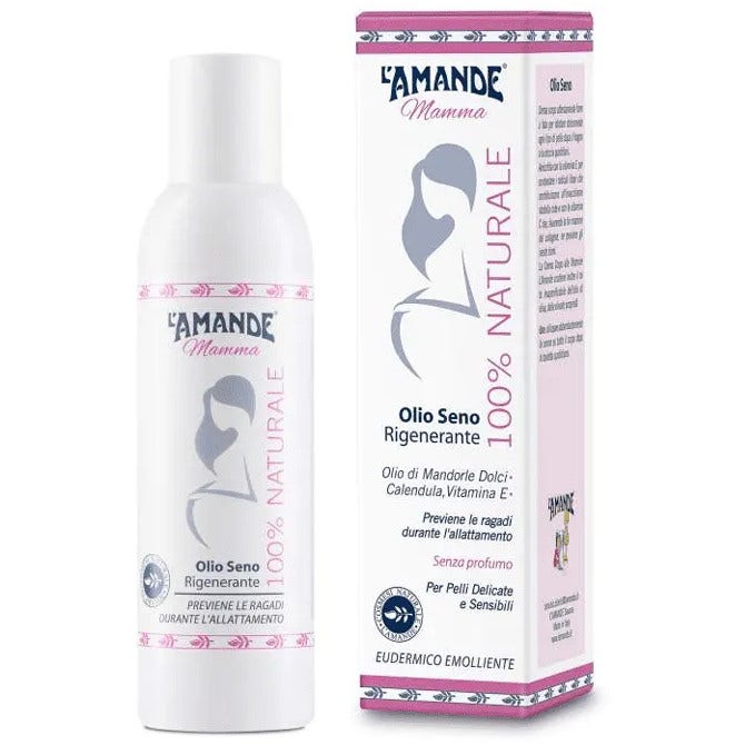 L'Amande Mamma Olio Seno Rigenerante 100% Naturale 150ml