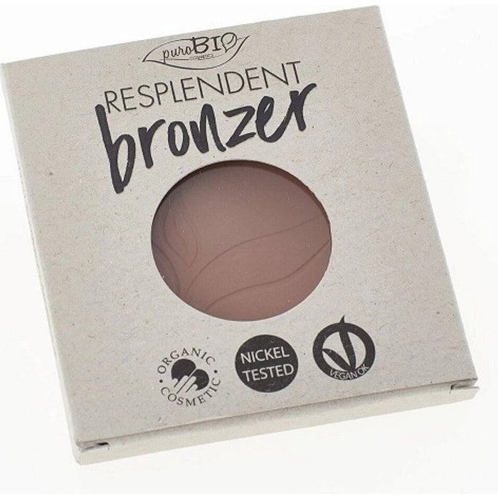 PuroBio Resplendent Bronzer Refill Terra Compatta N.05 Marrone Caldo 9g