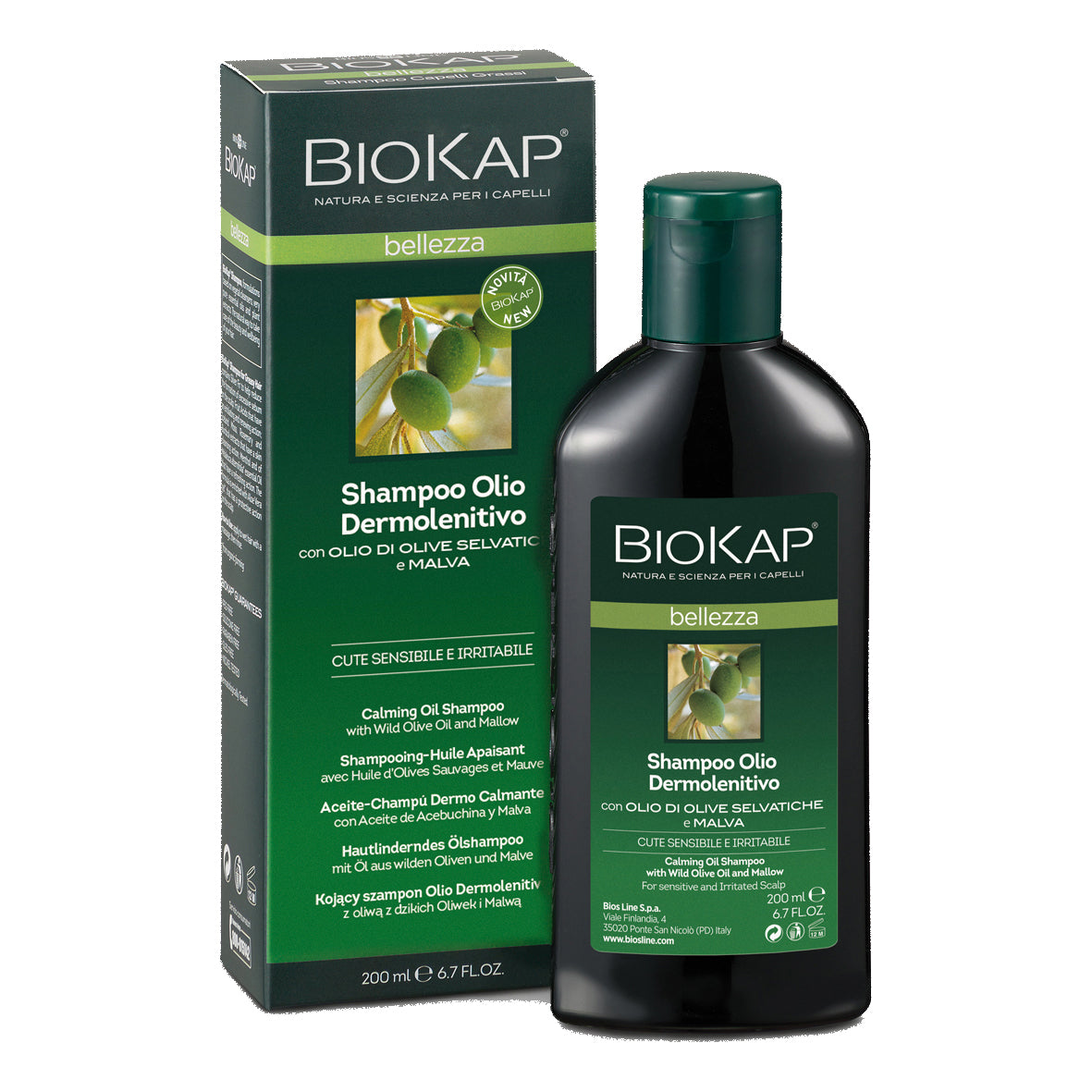Biokap Shampoo Olio Dermolenitivo 200ml