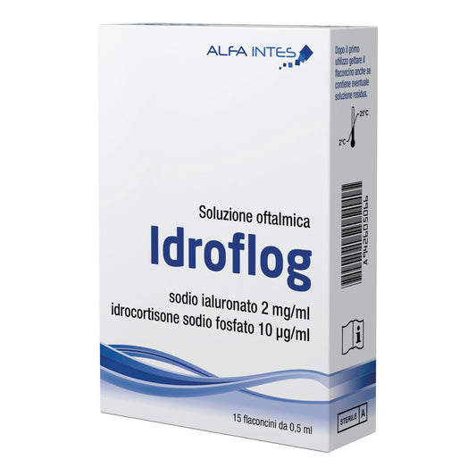 IDROFLOG SOLUZIONE OFTALMICA 15 FLACONCINI DA 0,5 ML