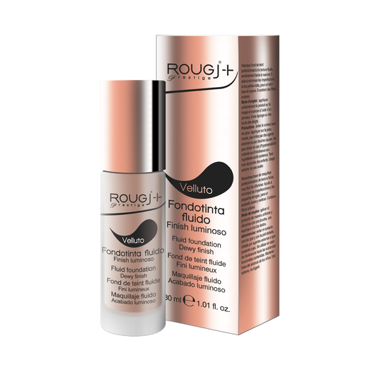 Rougj Prestige Fondotinta Fluido Velluto 02 Light Rose 30ml