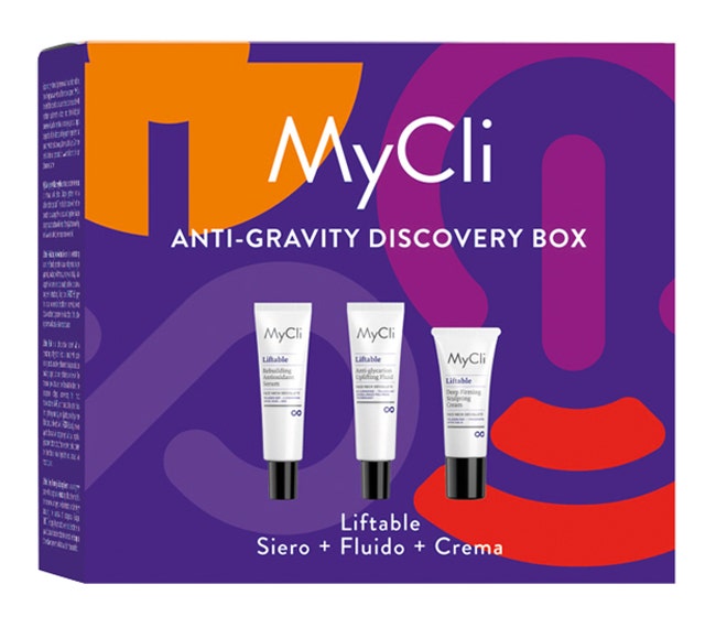Mycli Anti Gravity Discovery Box Liftable Siero 15ml + Fluido 15ml + Crema 15ml