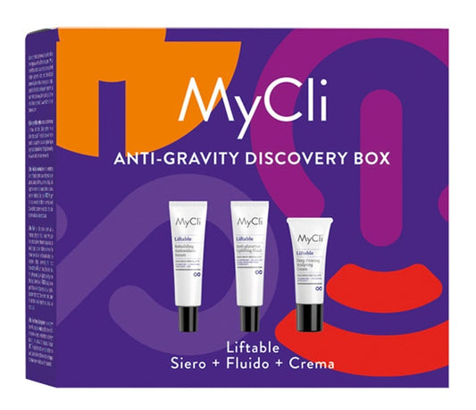 Mycli Anti Gravity Discovery Box Liftable Siero 15ml + Fluido 15ml + Crema 15ml