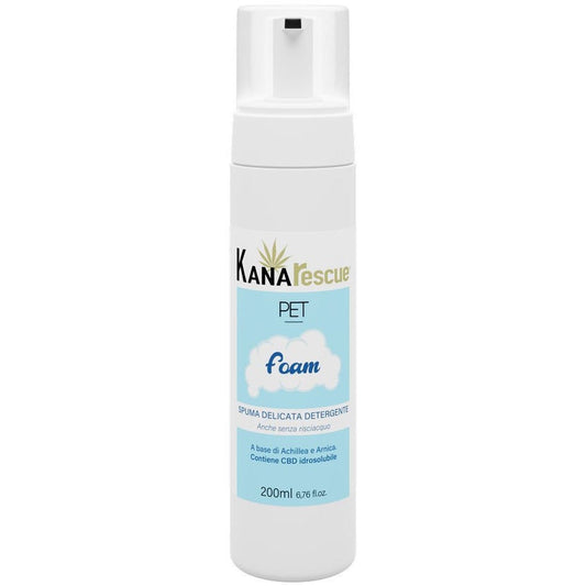 Kanarescue Pet Foam Schiuma Detergente Delicata Uso Veterinario 200ml