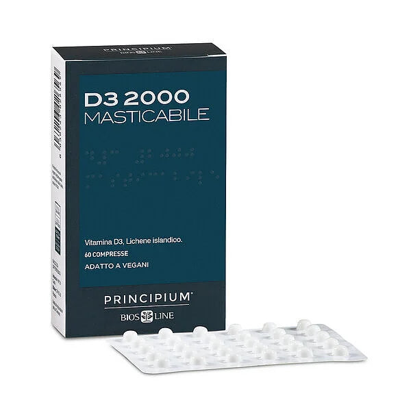 Principium D3 2000 Masticabile 60 compresse
