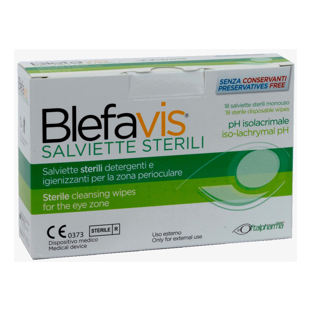 BLEFAVIS SALVIETTE STERILI 18PZ