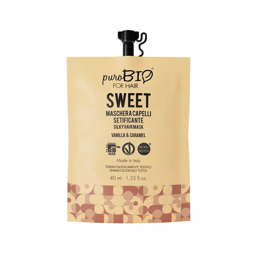 Purobio For Hair Maschera Sweet Setificante Concentrata Bustina 40ml
