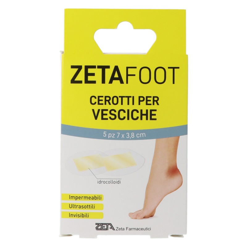 ZFOOT CEROTTI IDROCOLLOIDALE VESCICHE 5 PEZZI