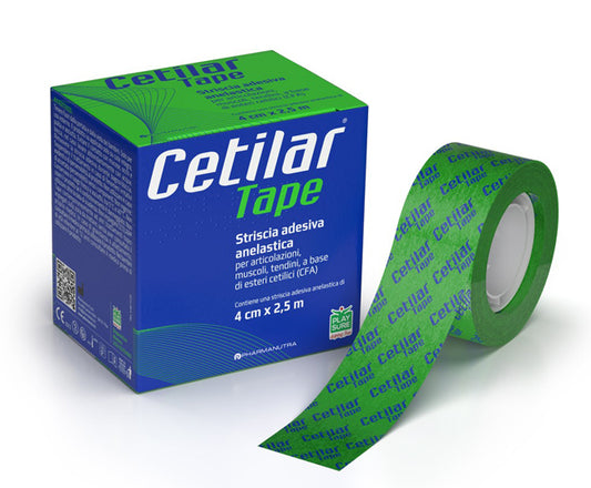 CETILAR TAPE STRISCIA ADESIVA ANELASTICA 4X2,5CM