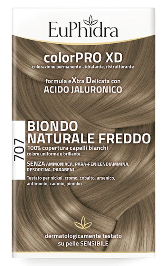 EUPHIDRA COLORPRO XD 707 BIONDO NATURALE FREDDO