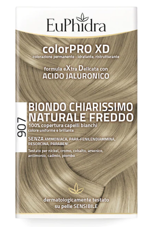 EUPHIDRA COLORPRO XD 907 BIONDO CHIARISSIMO NATURARE FREDDO