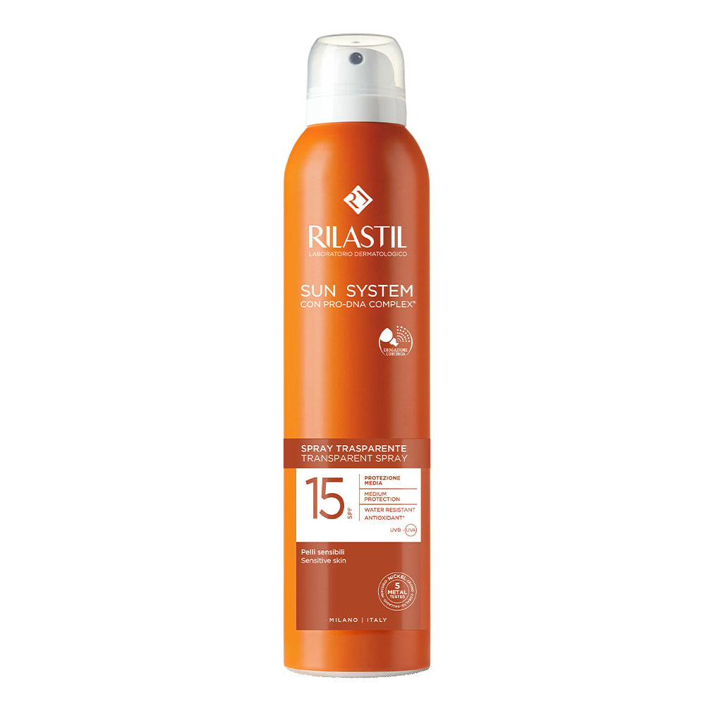 RILASTIL SUN SYSTEM SPRAY TRASPARENTE SPF15 200ML
