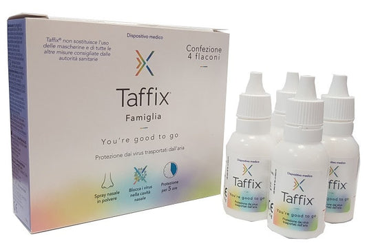 Taffix Famiglia Spray Nasale Polvere 4 Flaconi