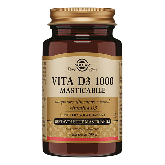 VITA D3 1000 100Tav.Solgar