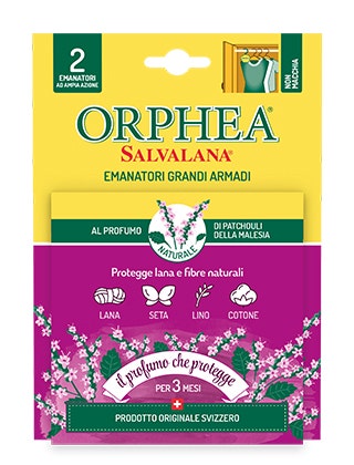 Orphea Emanatori Grandi Armadi Profumo Patchouli Della Malesia 2 Pezzi