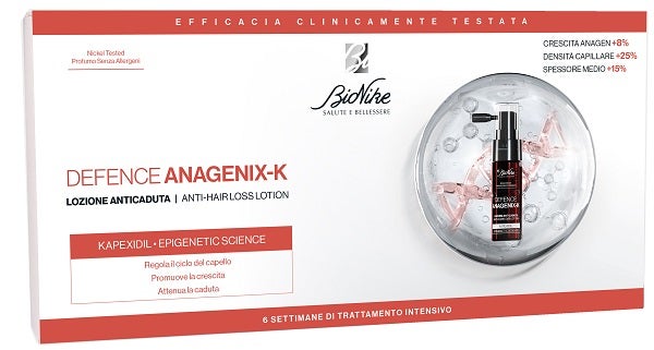 Defence Anagenix k Lozione Anti Caduta 6 Flaconcini 15 ml