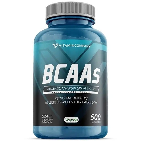Vitamincompany New BCAAs Aminoacidi Ramificati 500 Compresse