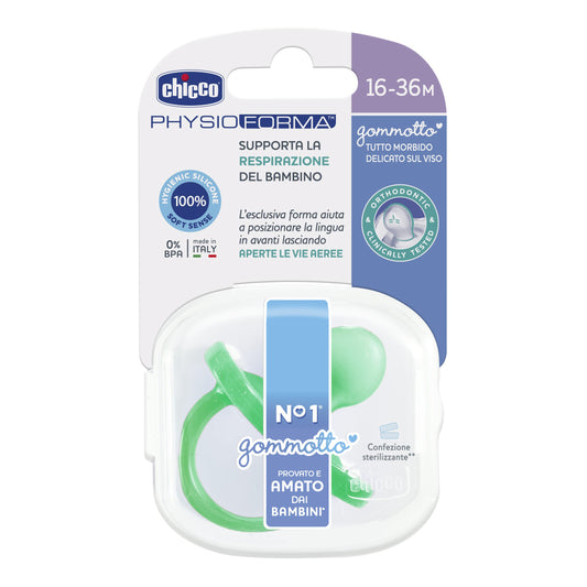 CHICCO Gommotto Physio Silic.Color.12m+