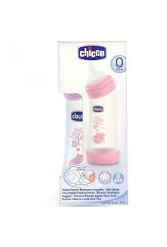 CHICCO Biberon WB Ang.Girl Pl.Sil.250ml