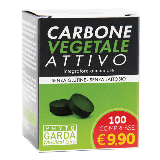 CARBONE VEGETALE Attivo 100 Cpr Phyto Garda