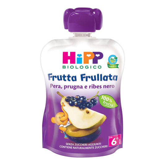 HIPP FRULLATA PERA PRUG RIBES 90
