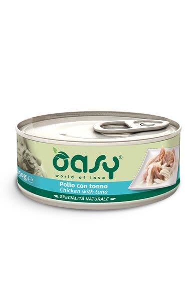 Oasy Specialità Naturale Cane Pollo con Tonno 150g