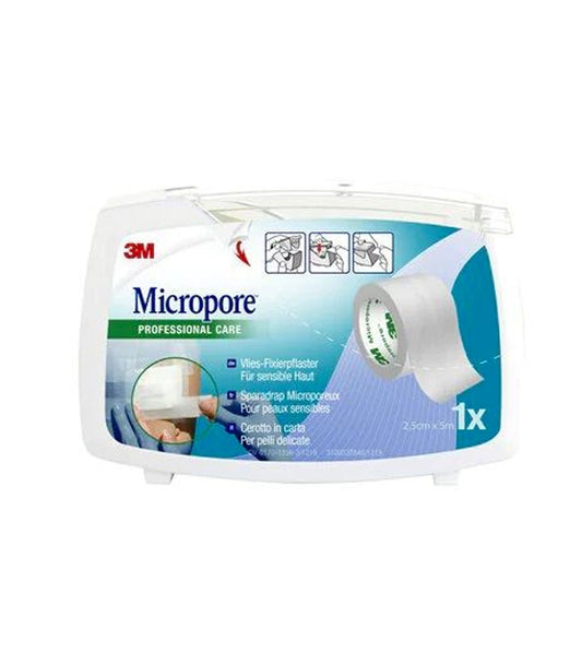 MICROPORE CER SIL 2,5X500CM