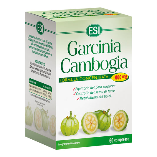 GARCINIA CAMBOGIA 1000MG 60 COMPRESSE ESI