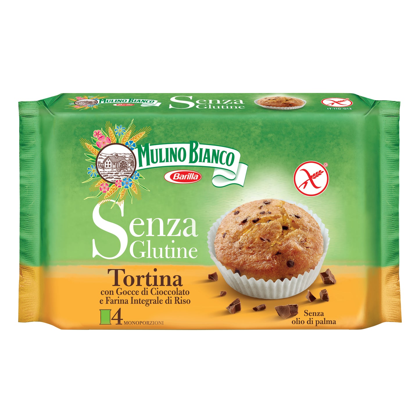 MULINO BIANCO Tortina Gtt Cioccolato 4x35g