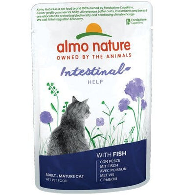 Almo Nature Intestinal Help Cibo Umido Con Pesce Per Gatti Adulti 70g