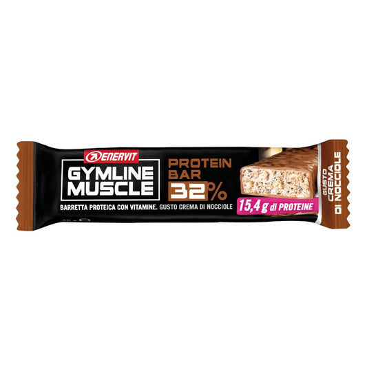 GYMLINE PROT BAR 32% CR NOCC