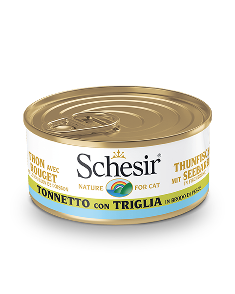 Schesir Tonnetto Con Triglia Lattina Cibo Umido Gatto Adulto 70g