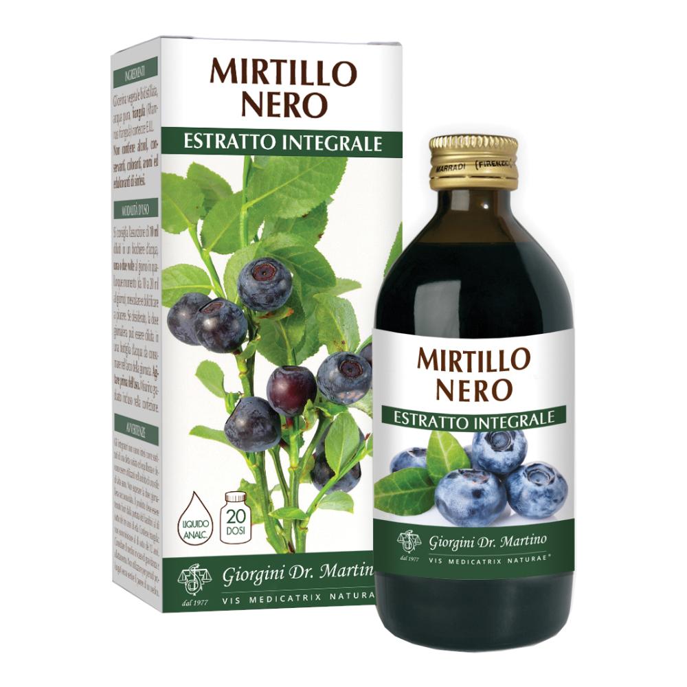 MIRTILLO NERO ESTRATTO INTEGRALE 200ML