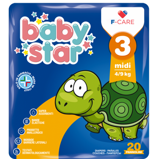 BABYSTAR MIDI PANN 4/9 20P T3