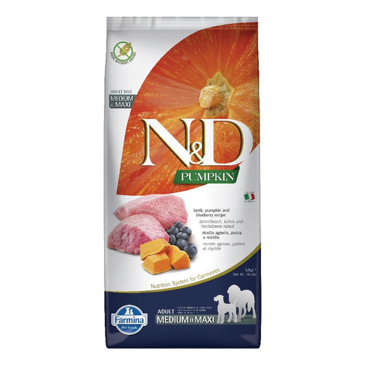 N&D PUMPKIN ADULT MED&MAX AGNE