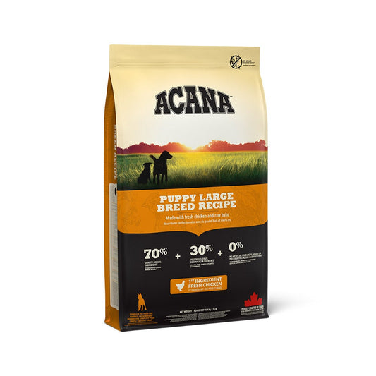Acana Cane Puppy Large Breed Crocchette Pollame e Passera del Pacifico Sacco 11,4kg