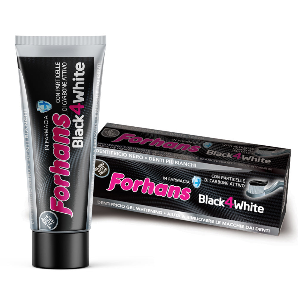 FORHANS DENTIFRICIO GEL BLACK4WHITE
