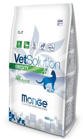 Monge VetSolution Obesity Linea Veterinaria Cibo Secco Gatti 400g