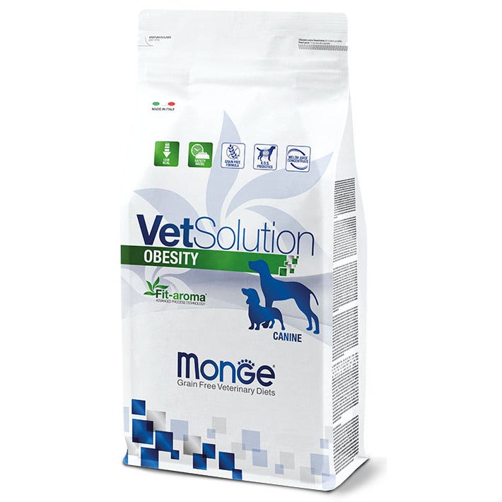 Monge Vetsolution Obesity Linea Medica Cibo Secco Cani Sacco 2 Kg