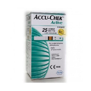 ACCU-CHEK ACTIVE STRIPS 25PZ