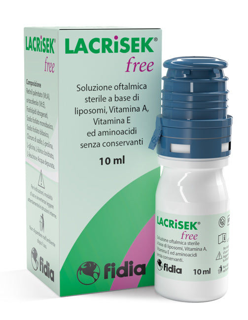 LACRISEK FREE SOLUZIONE OFTALMICA SENZA CONSERVANTI 10ML