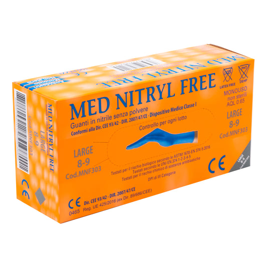 GUANTI NITR S/POL L 100PZ GAMMAD