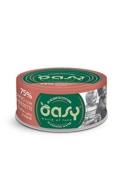 Oasy More Love Gatto Tonno con Gamberetti 70g