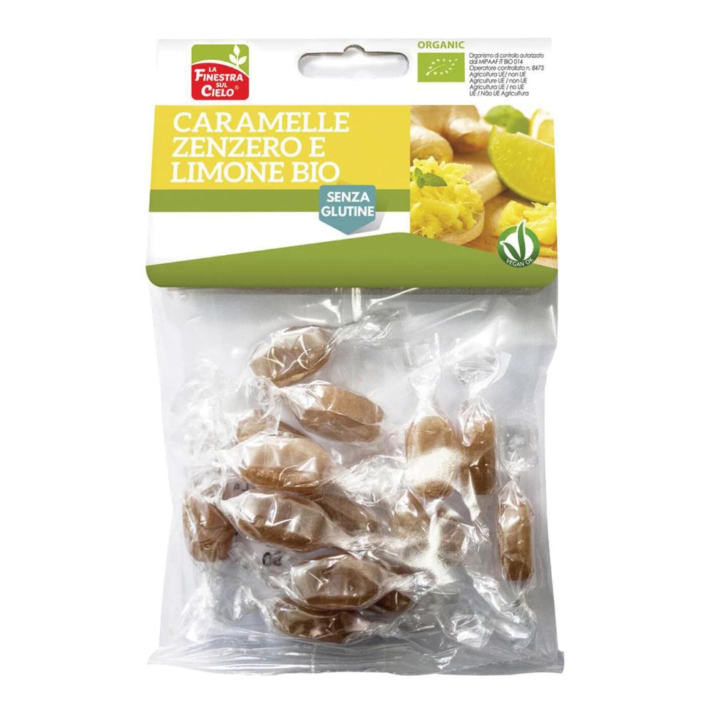 FINESTRA SUL CIELO Caramella Zenzero Limone Bio 50g