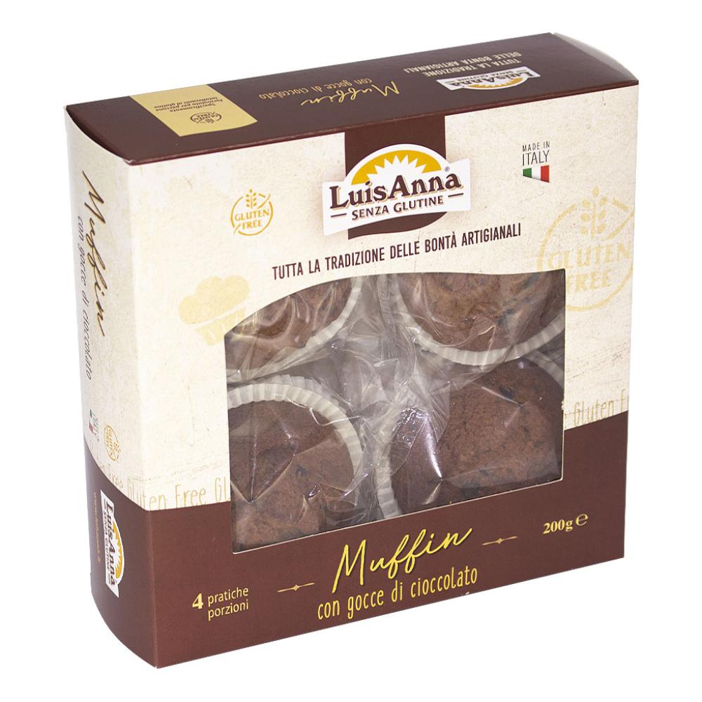 LUISANNA Muffin Cioccolato S/G 200g