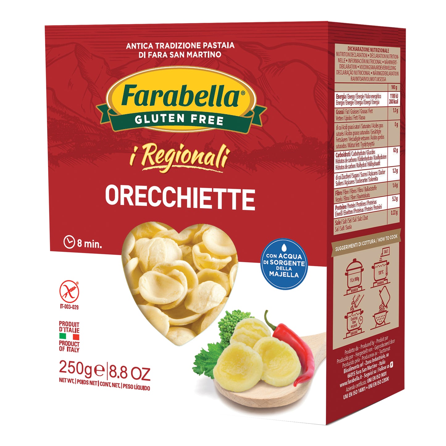 FARABELLA Pasta Orecchiette I Regionali 250g