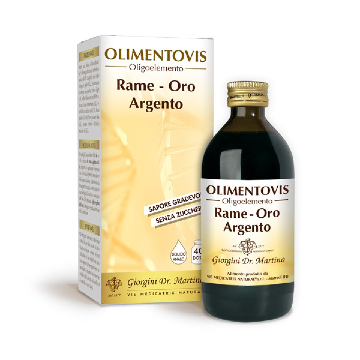 OLIMENTOVIS Rame Oro Argento 200ml Giorgini