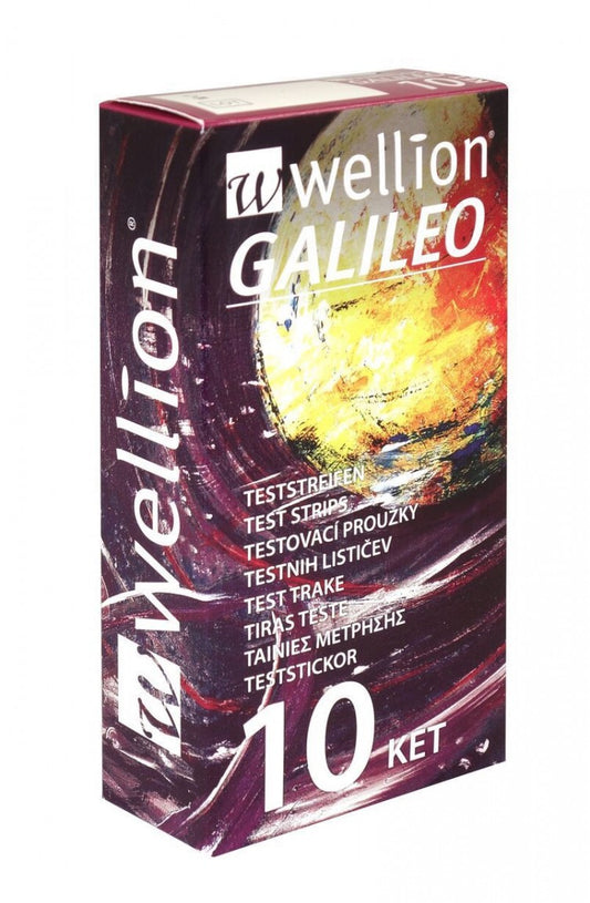 WELLION GALILEO STRIPS 10 KETO