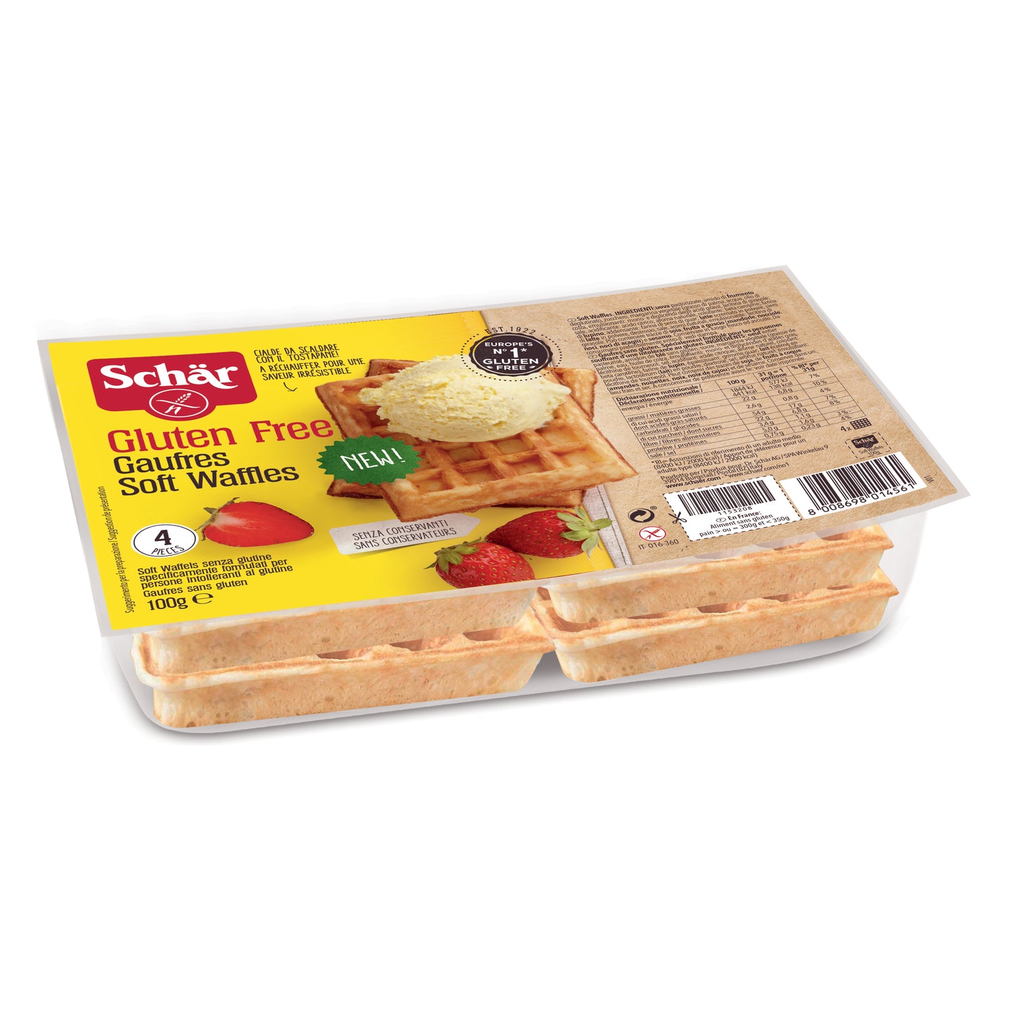 SCHAR GAUFRE WAFFLES 100G